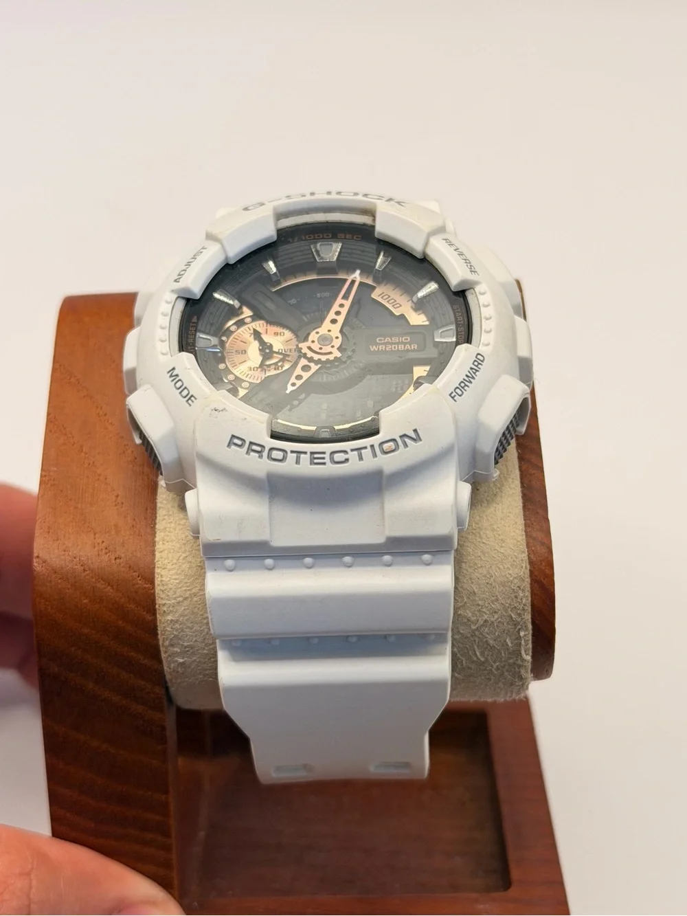 CASIO G-SHOCK GA-110RG-7AJF Analog & Digital, New Batteries, Excellent, Black/Go